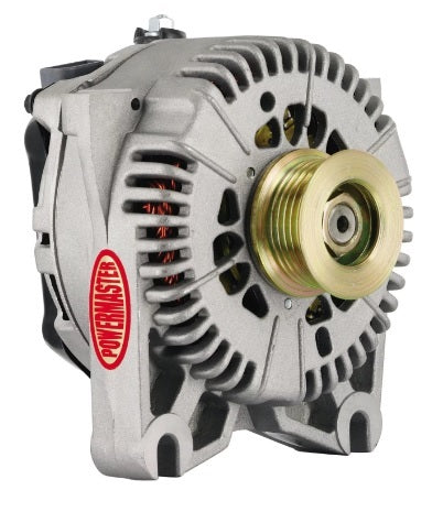 Power Master 47781 200amp Alternator Ford 4G Style Natural Finish Power Master 47781
