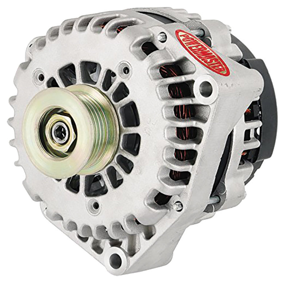 Power Master 48516 200amp Alternator Ford 6G Style Natural Finish Power Master 48516