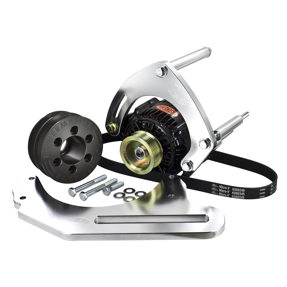 Power Master 8-780 Drag Race Pro Series Alternator Kit - BBC Power Master 8-780