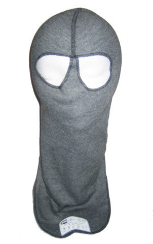 PXP Racewear 2422 Head Sock Grey Dual Eyeport 2 Layer PXP Racewear 2422
