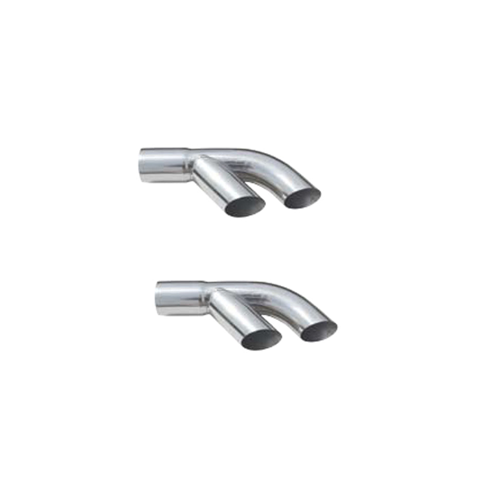 Pypes Performance exhaust EVT10 Exhaust Tip Splitters 2.5in to Dual 2.25in Pypes Performance exhaust EVT10