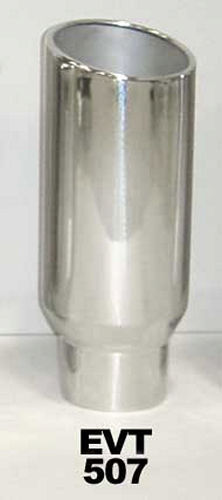 Pypes Performance exhaust EVT507 Exhaust Tip 5in x 7in 18in L Polished Weld-on Pypes Performance exhaust EVT507
