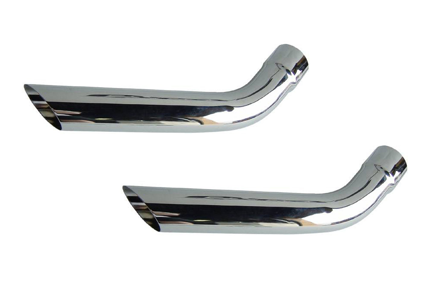 Pypes Performance exhaust EVT59 Exhaust Tips Slip Fit 2.5in Pair (Short) Pypes Performance exhaust EVT59