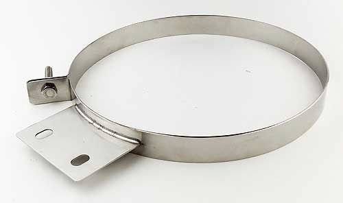 Pypes Performance exhaust HSC008 Stack Clamp 8in Stainless Pypes Performance exhaust HSC008