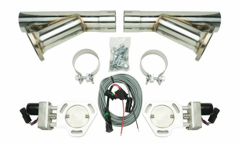 Pypes Performance exhaust HVE10K Exhaust Cutout Kit Dual w/YPipe 2.5in Pair Pypes Performance exhaust HVE10K