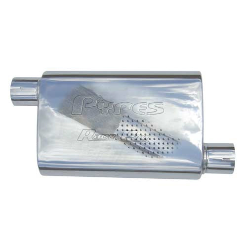 Pypes Performance exhaust MVR13 Race Muffler 2.5in Offset/Center Each Pypes Performance exhaust MVR13