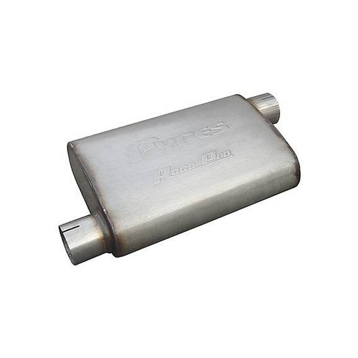 Pypes Performance exhaust MVR16 Race Muffler 3in Offset/Offset Each Pypes Performance exhaust MVR16