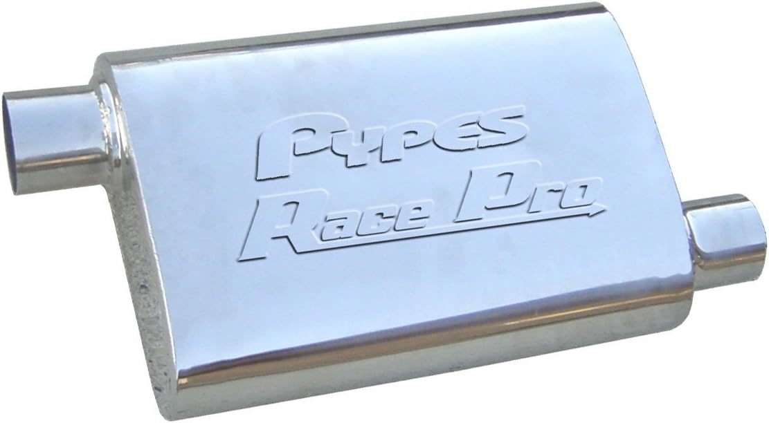 Pypes Performance exhaust MVR16S Stainless Muffler 3in Offset/Offset Pypes Performance exhaust MVR16S