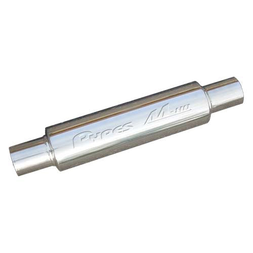 Pypes Performance exhaust MVR200S Race Muffler 2.5in Round Case Each Pypes Performance exhaust MVR200S