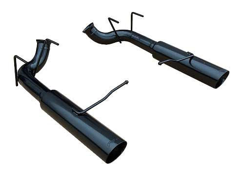Pypes Performance exhaust SFM76MSB 11- Mustang Pype Bomb Axle Back Black Pypes Performance exhaust SFM76MSB