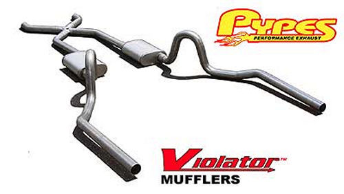 Pypes Performance exhaust SGA10V 64-72 GM A-Body Cross member Back Exhaust Kit Pypes Performance exhaust SGA10V