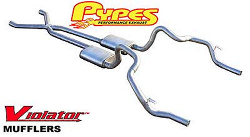 Pypes Performance exhaust SGF11V 70-81 Camaro Crossmember Back Exhaust Kit 2.5in Pypes Performance exhaust SGF11V