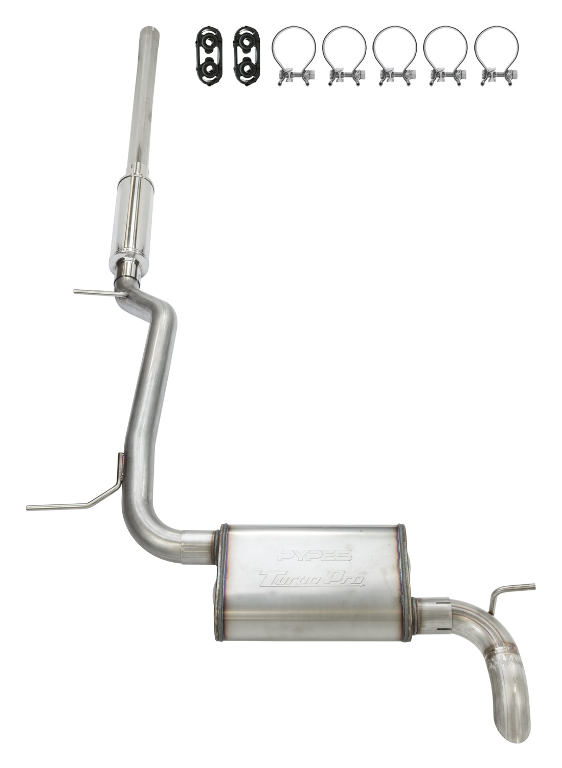 Pypes Performance exhaust SJJ21T 07-18 Jeep JK Cat Back Exhaust Pypes Performance exhaust SJJ21T