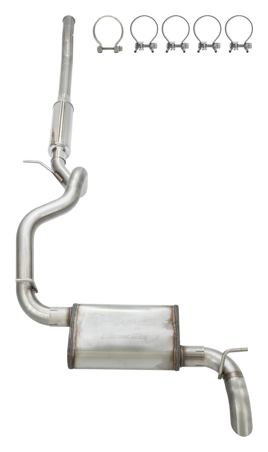 Pypes Performance exhaust SJJ25SQ 18-24 Jeep JL Cat Back Exhaust Pypes Performance exhaust SJJ25SQ