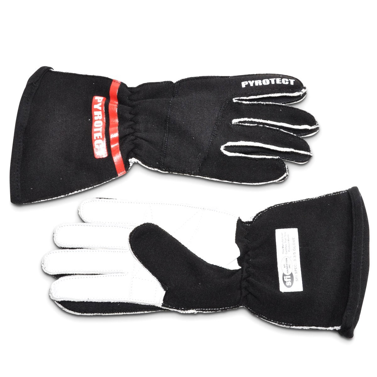 Pyrotect GP200320 Glove PRO 2 Layer Black Medium SFI-5 Pyrotect GP200320