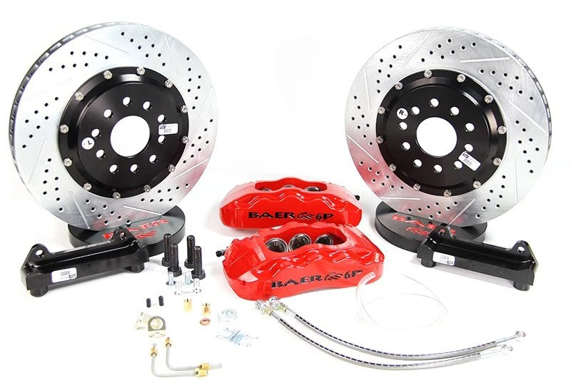 Baer Brake Systems 4301352R Baer Brakes 14" Pro+ Front Brake Kit, Red, SDZ Baer Brake Systems 4301352R