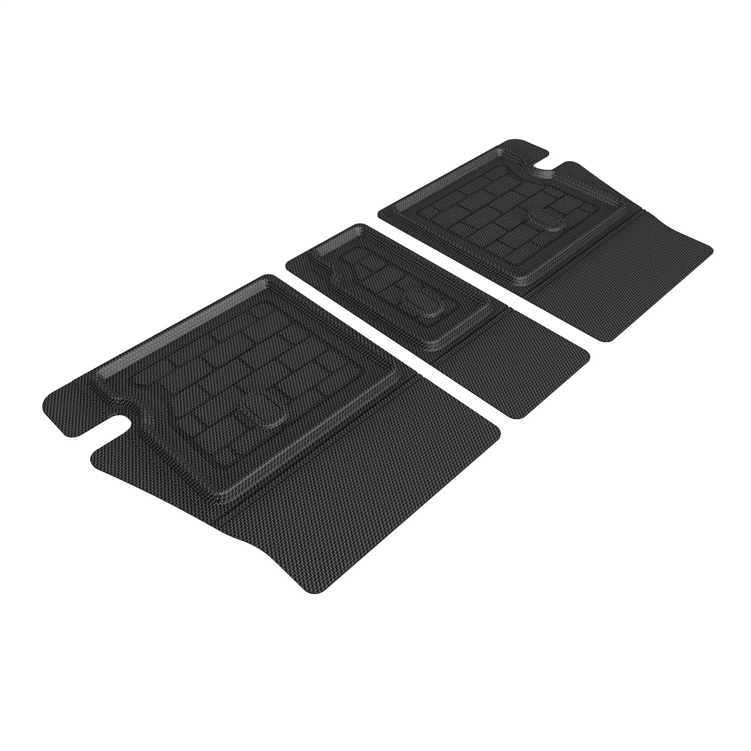 3D MAXpider Q1MB1781309 KAGU Seatback Protector; 3 pc.; Black; 3D MAXpider Q1MB1781309