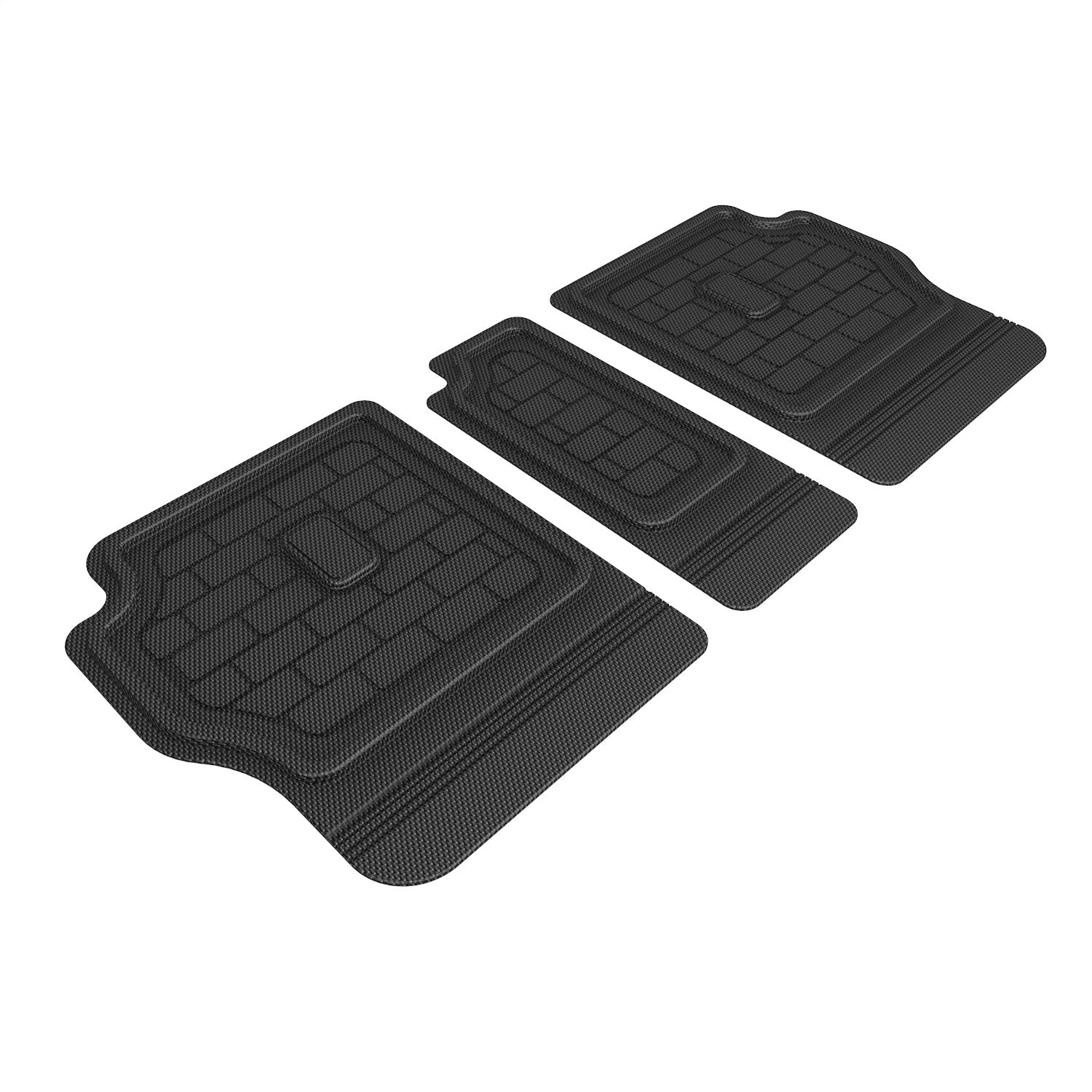 3D MAXpider Q1MZ0631309 KAGU Seatback Protector; 2 pc.; Black; 3D MAXpider Q1MZ0631309