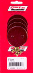 Quick Fuel Technology 9-228RQFT 2in Throttle Plates Red Anodized (4 Pack) Quick Fuel Technology 9-228RQFT