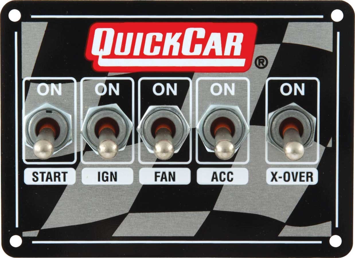 Quickcar Racing 50-1711 Ignition Panel Dual Box Quickcar Racing 50-1711