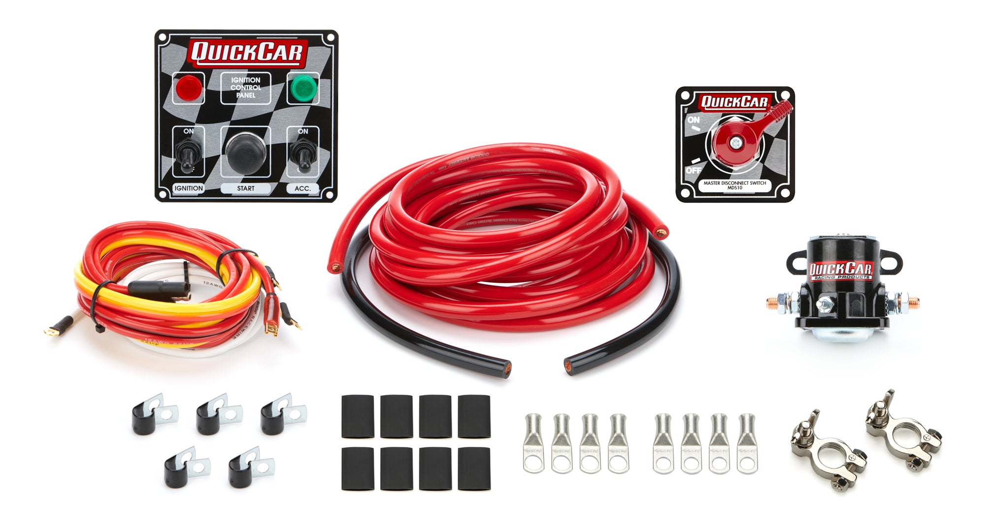 Quickcar Racing 50-231 Wiring Kit 4 Gauge Quickcar Racing 50-231
