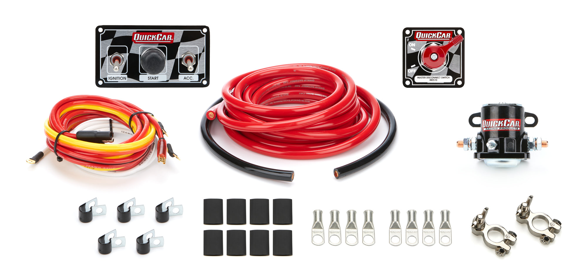 Quickcar Racing 50-232 Wiring Kit Premium 4 Gauge Quickcar Racing 50-232