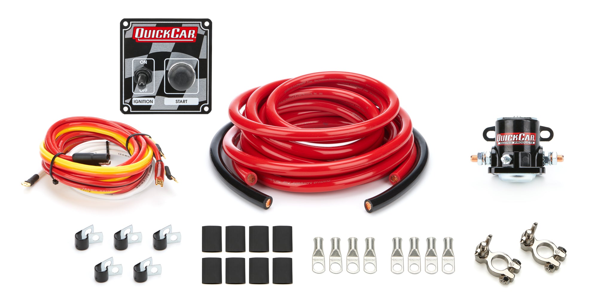 Quickcar Racing 50-234 Wiring Kit 2 Gauge with 50-102 Switch Panel Quickcar Racing 50-234