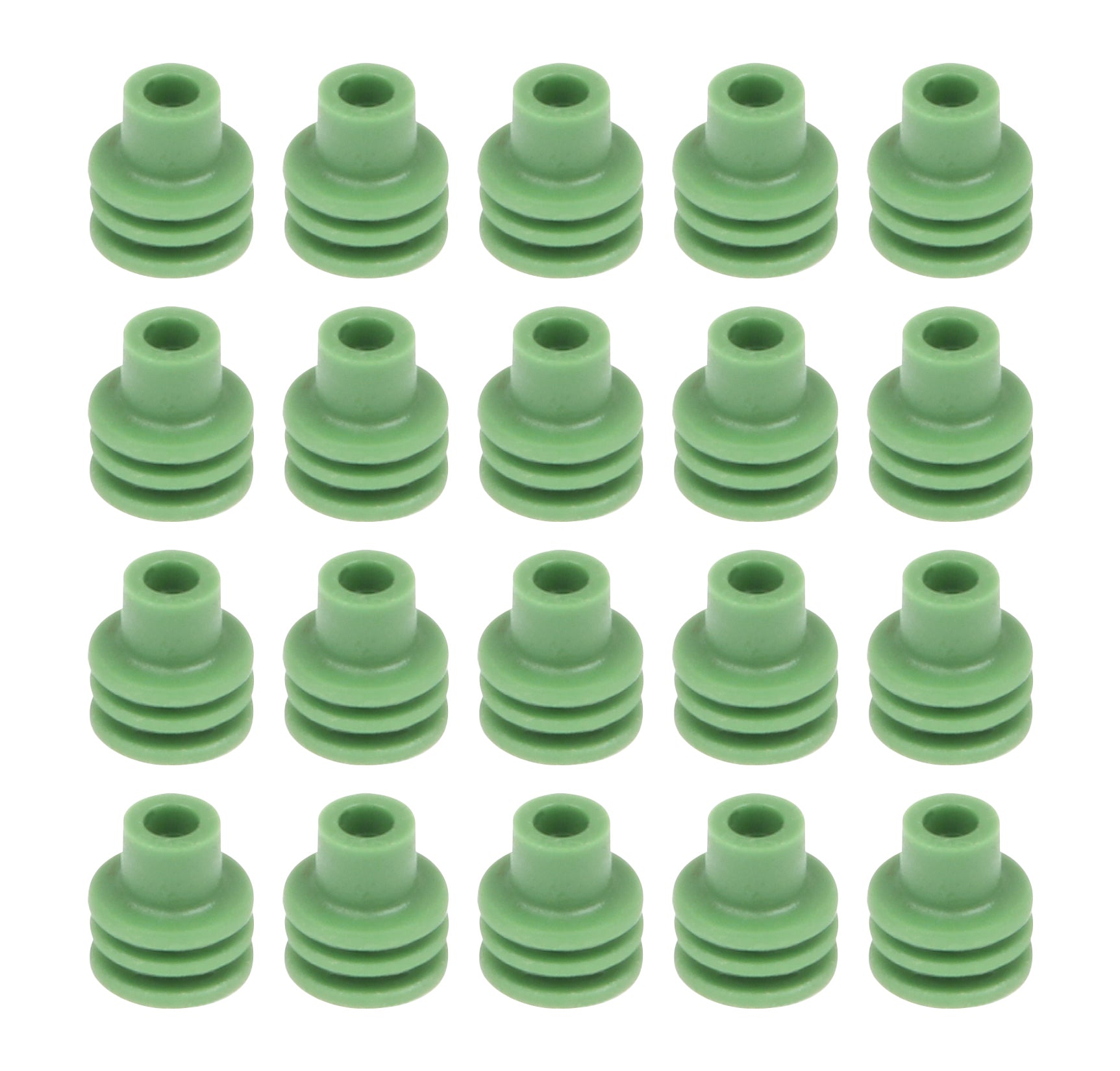 Quickcar Racing 50-302-20 Green Weatherpack Seals 20 pack Quickcar Racing 50-302-20
