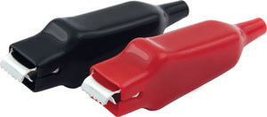 Quickcar Racing 50-435 Alligator Clamps Red & Black (Pair) Quickcar Racing 50-435