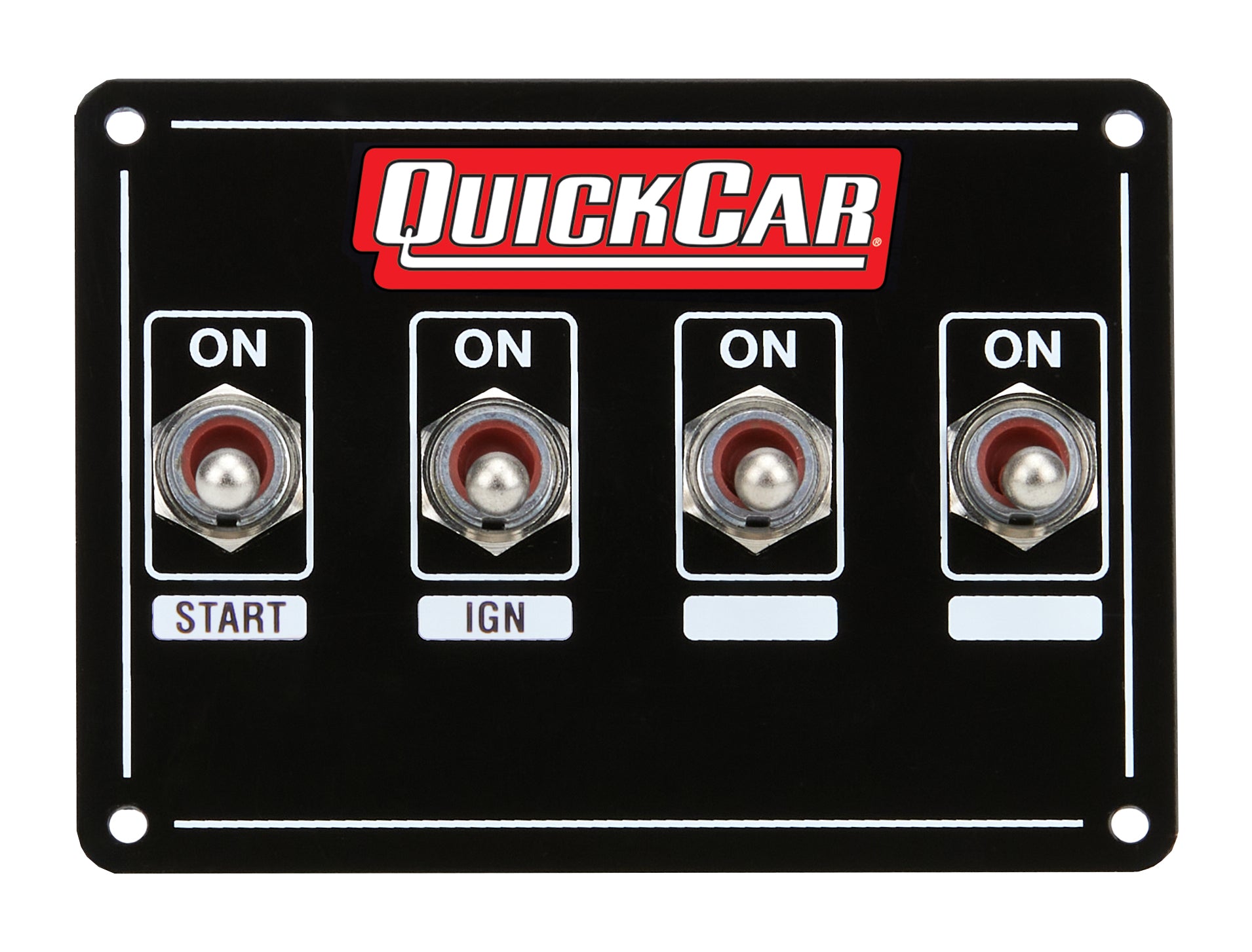Quickcar Racing 50-740 Ignition Panel Extreme 4 Switch w/ Pigtail Quickcar Racing 50-740
