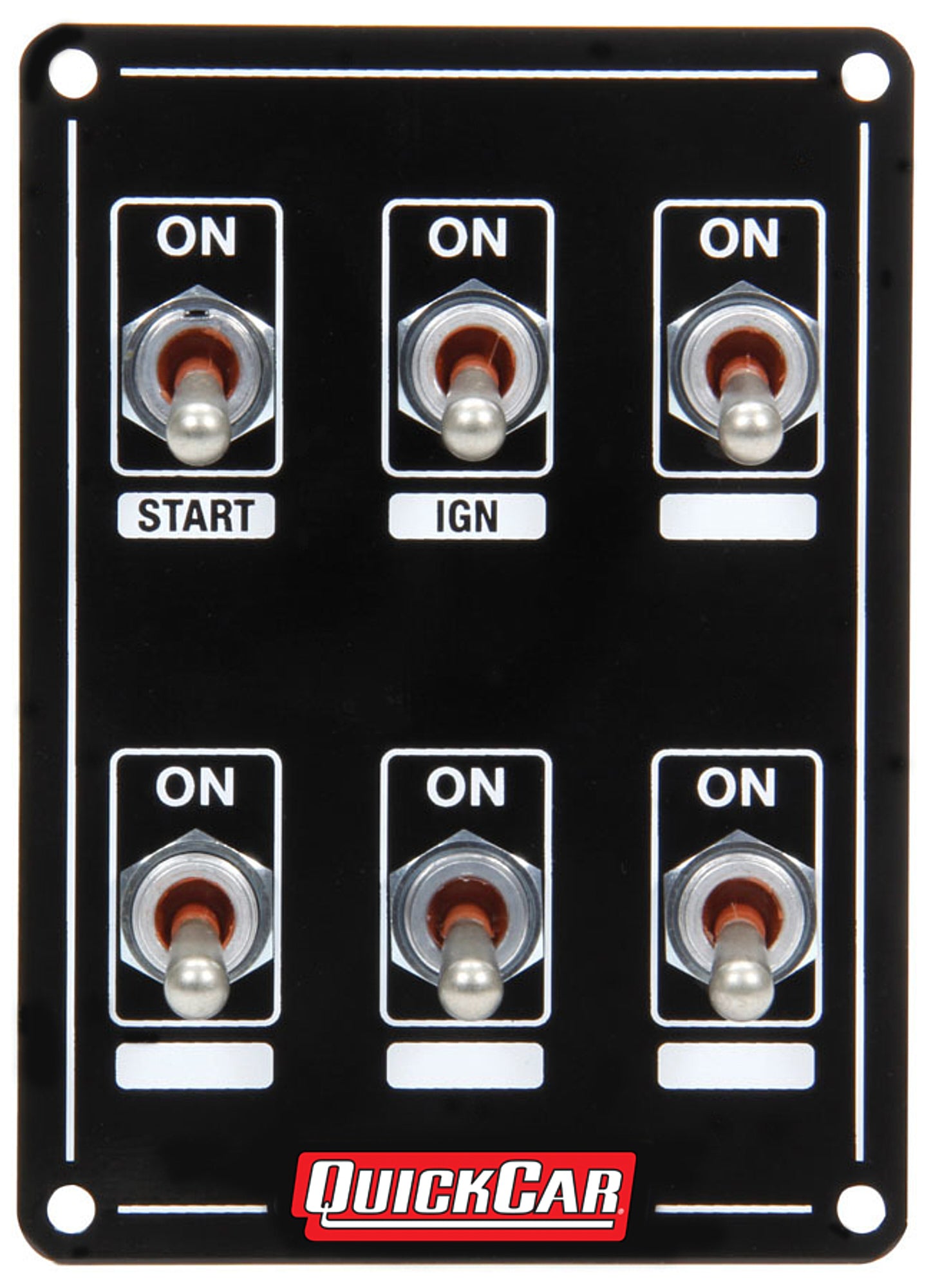 Quickcar Racing 50-7611 Ignition Panel Extreme 6 Switch Dual Ignition Quickcar Racing 50-7611