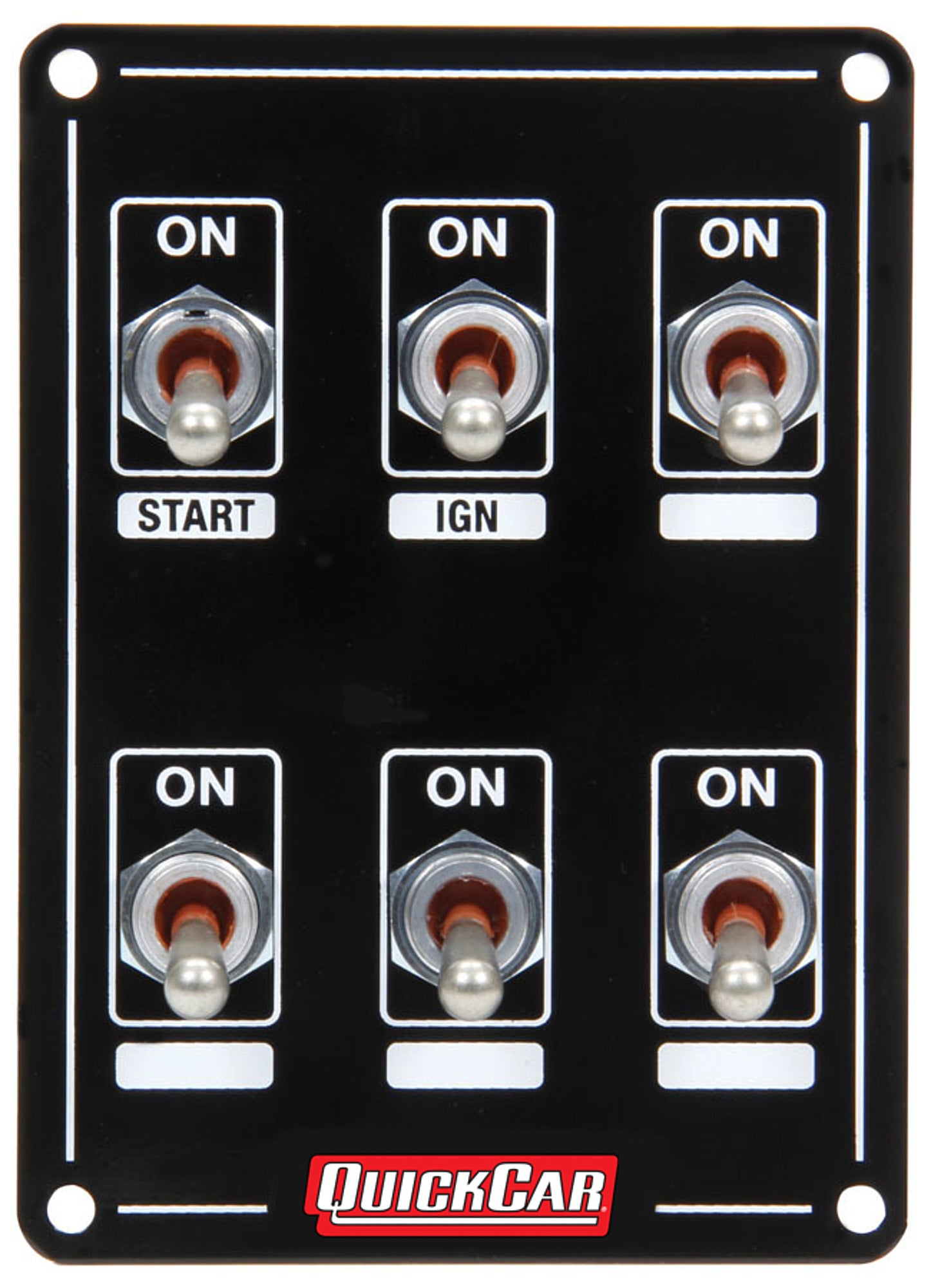 Quickcar Racing 50-7631 Ignition Panel Extreme 6 Switch Single Ignition Quickcar Racing 50-7631