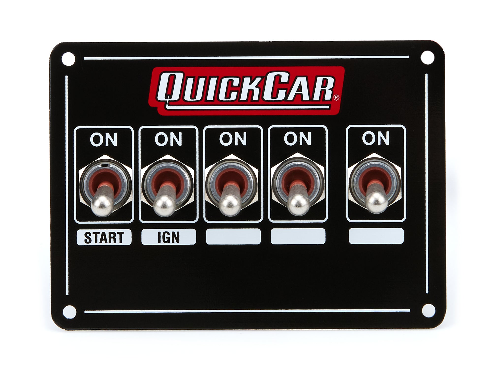 Quickcar Racing 50-7711 Ignition Panel - Dual Ing. w/X-Over & Acc. Quickcar Racing 50-7711