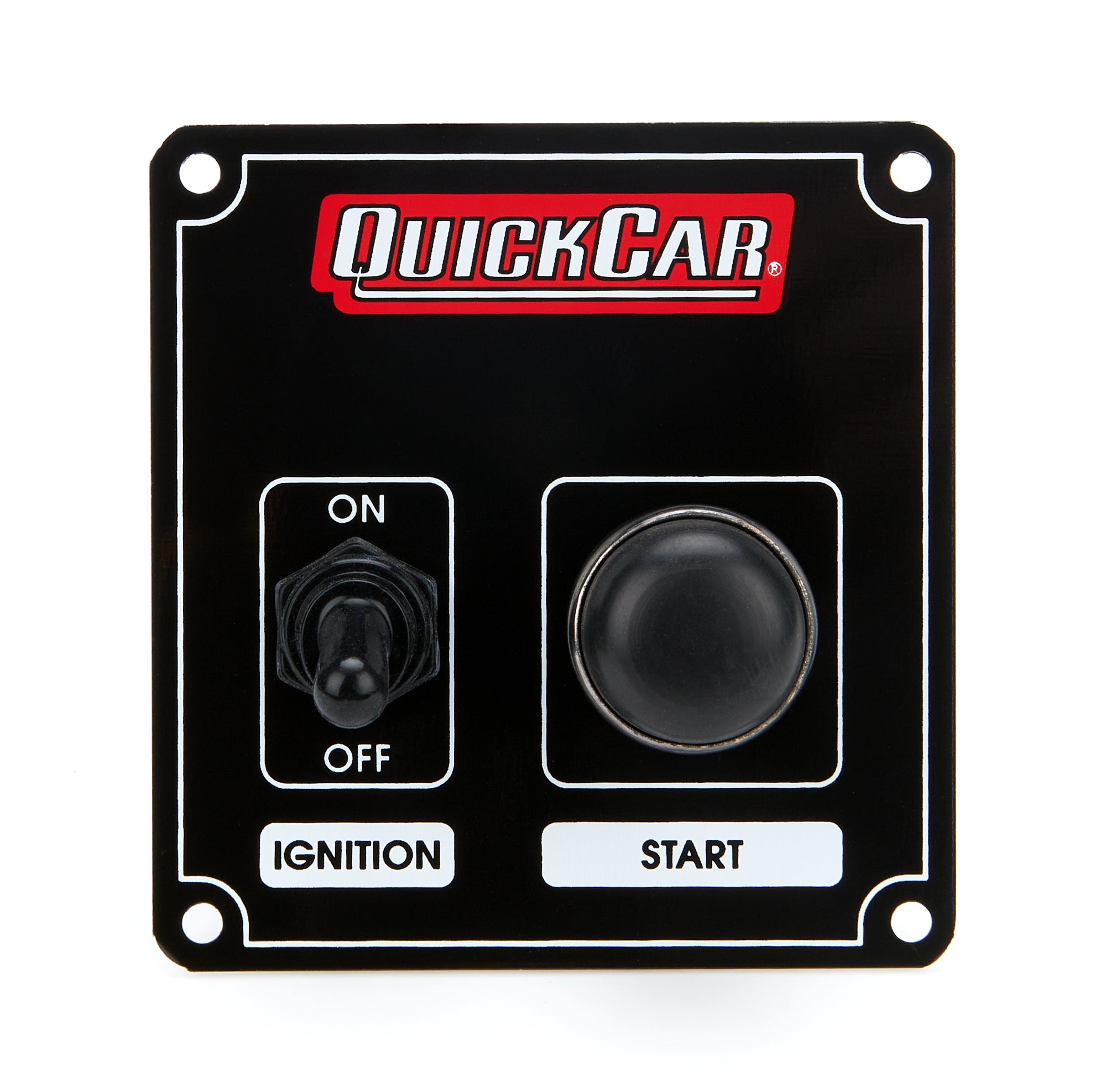 Quickcar Racing 50-802 Ignition Panel Black Quickcar Racing 50-802