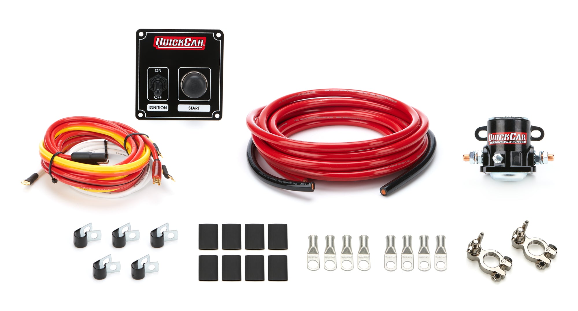 Quickcar Racing 50-836 Wiring Kit 4 Gauge w/o Disconnect w/50-802 Ign Quickcar Racing 50-836