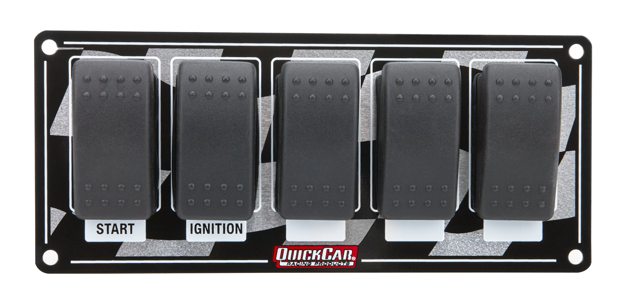 Quickcar Racing 52-165 Ignition Panel w/ Rocker Switches Quickcar Racing 52-165