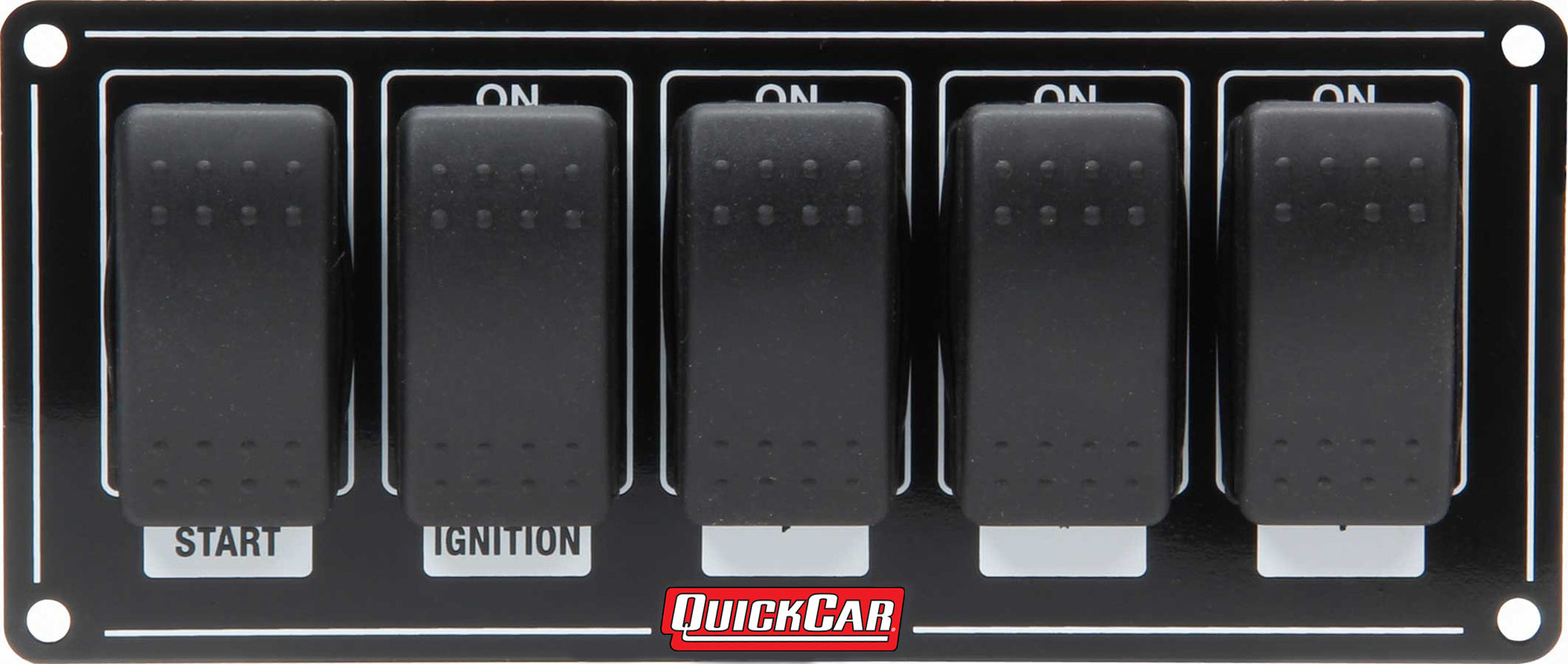 Quickcar Racing 52-865 Ignition Panel w/ Rocker Switches Quickcar Racing 52-865