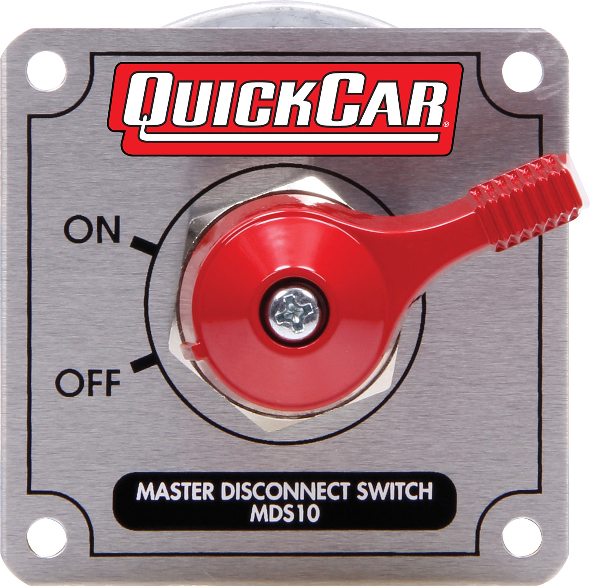 Quickcar Racing 55-023 Master Disconnect High Amp 4 Post Silver Plate Quickcar Racing 55-023