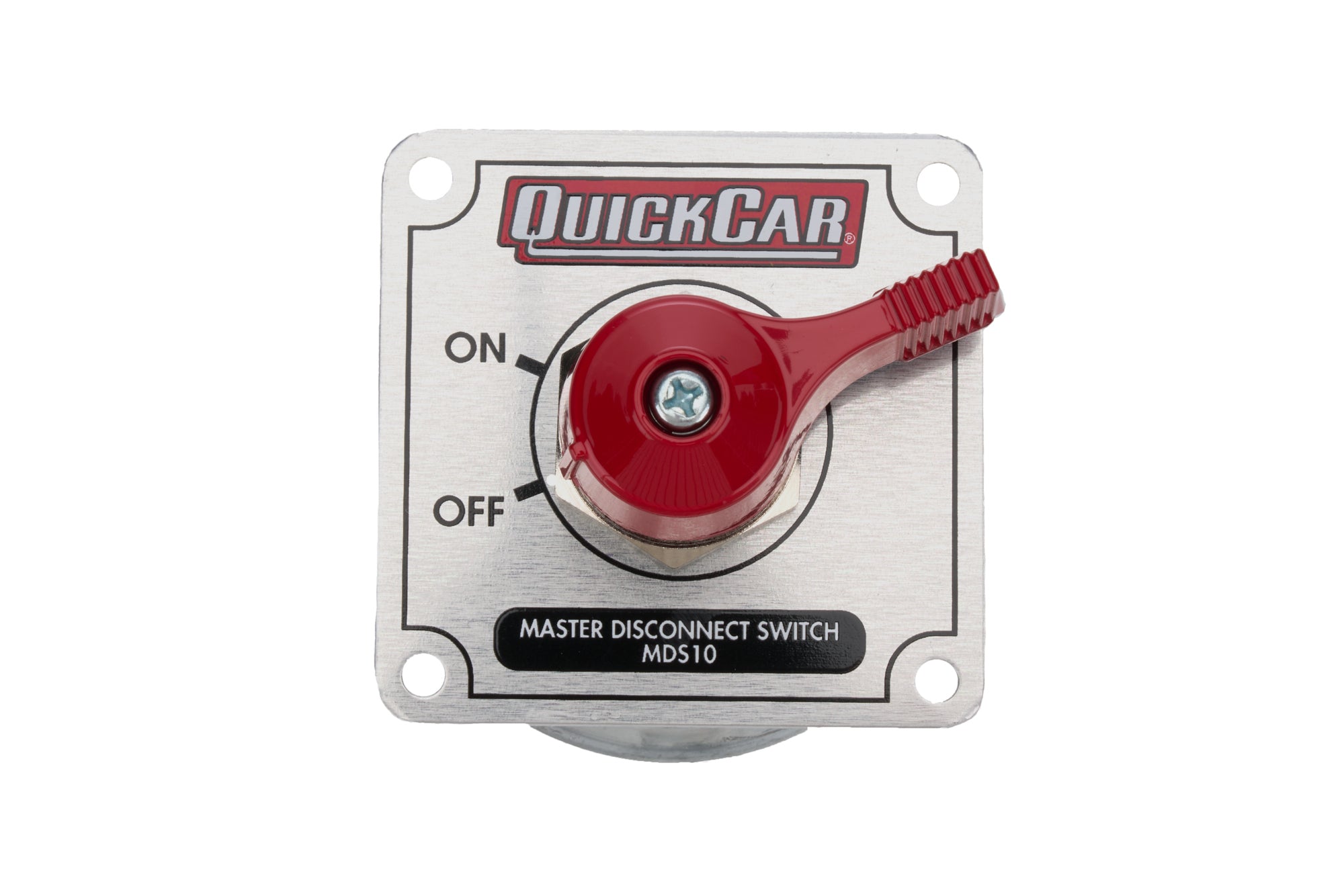Quickcar Racing 55-024 Master Disconnect 250A 3 Post Silver Panel Quickcar Racing 55-024