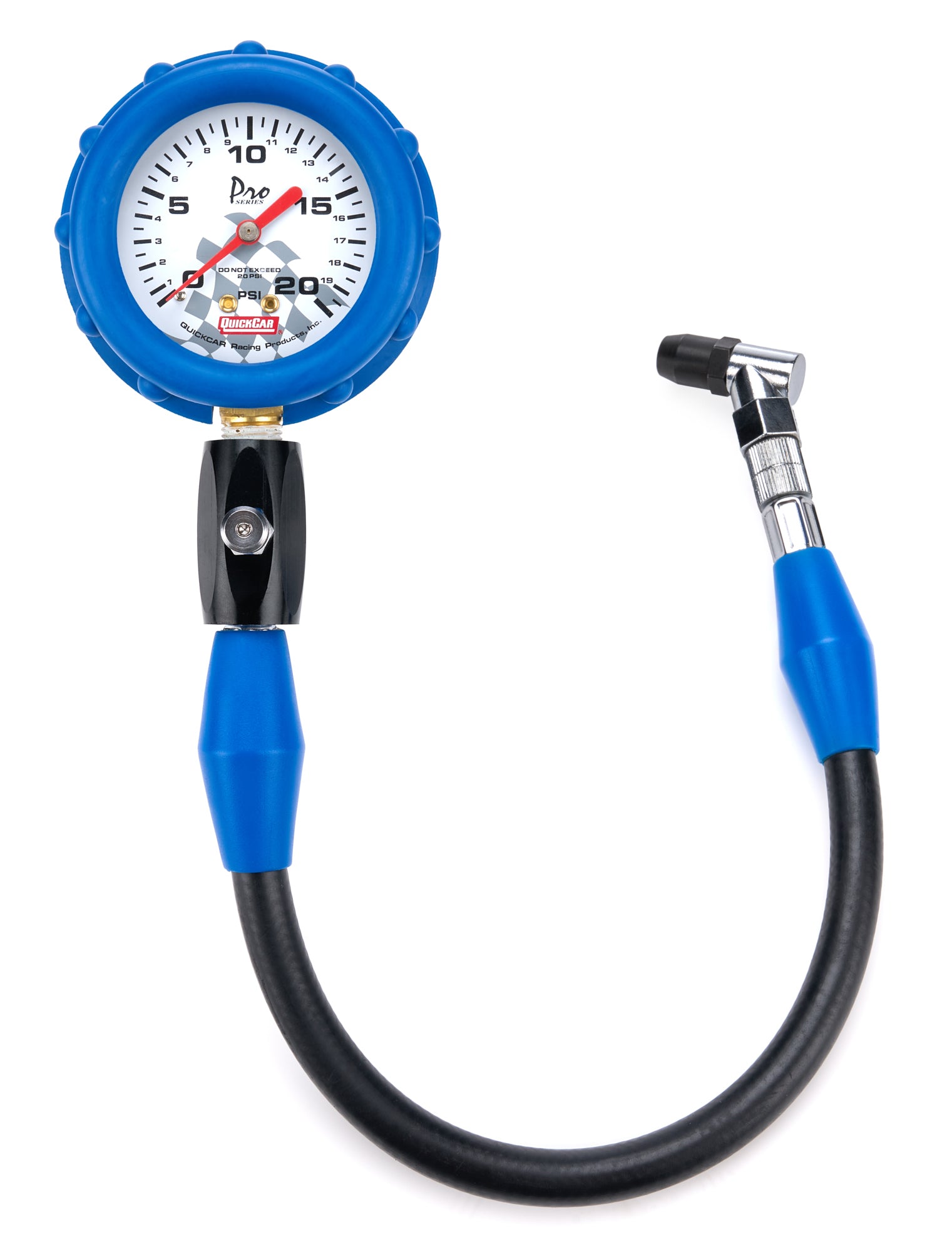 Quickcar Racing 56-020 Tire Pressure Gauge 20 PSI Quickcar Racing 56-020
