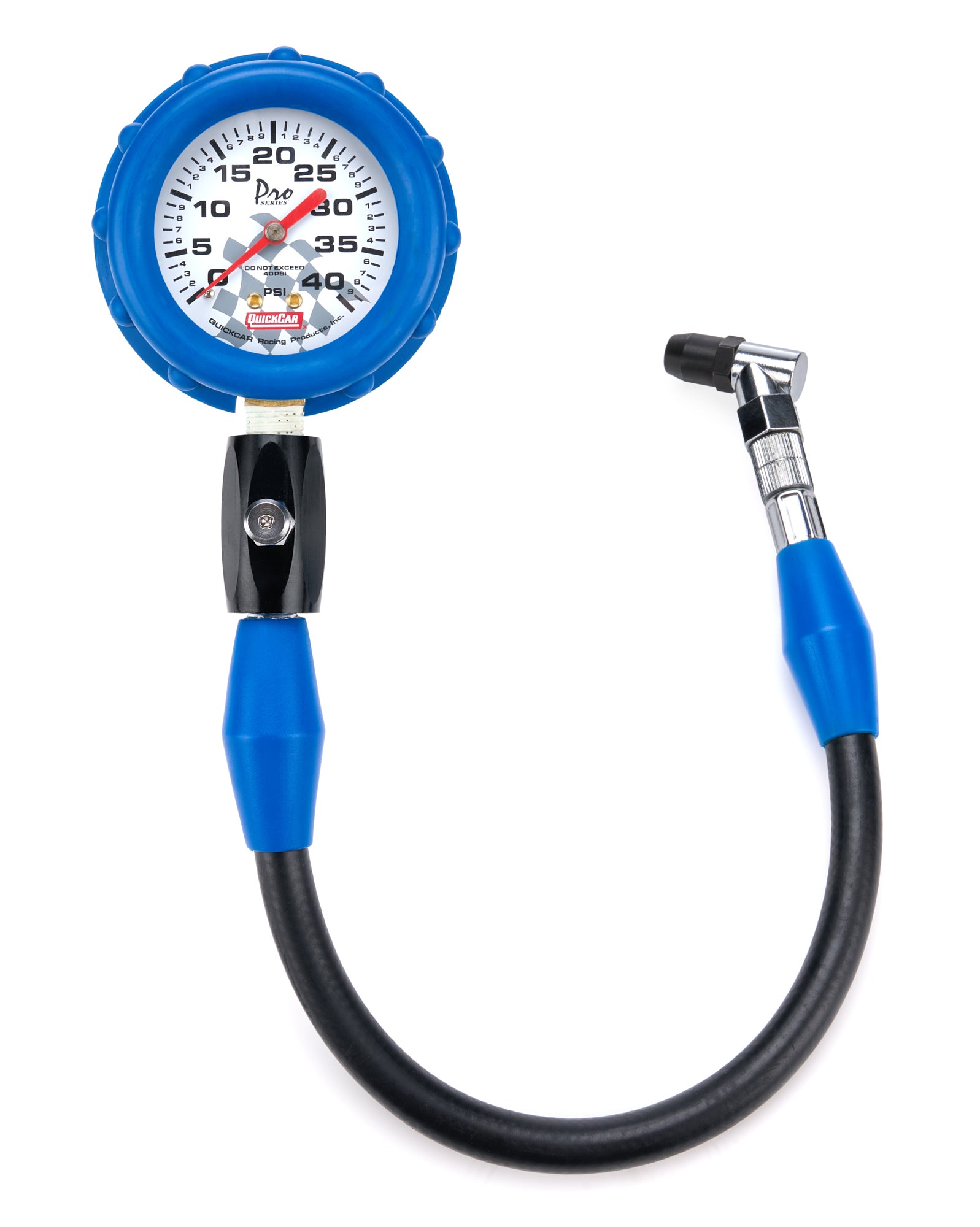 Quickcar Racing 56-040 Tire Pressure Gauge 40 PSI Quickcar Racing 56-040