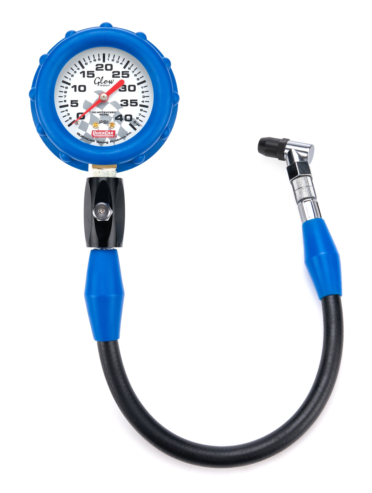 Quickcar Racing 56-042 Tire Gauge 40 PSI Glo Gauge Quickcar Racing 56-042