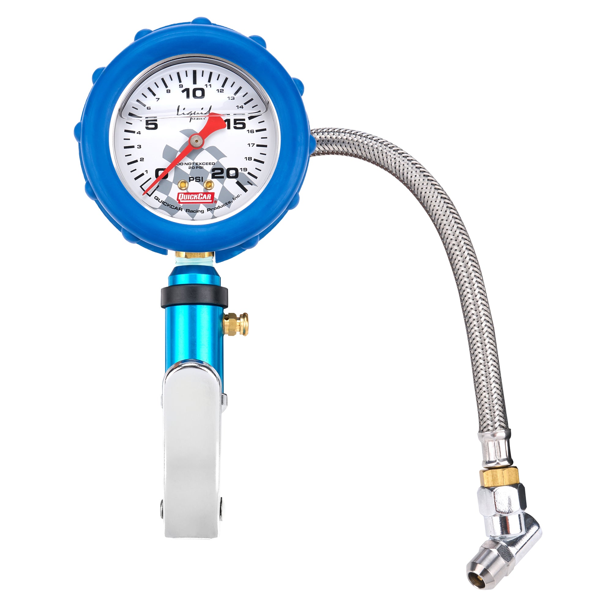 Quickcar Racing 56-221 Tire Inflator 0-20psi Liquid Quickcar Racing 56-221