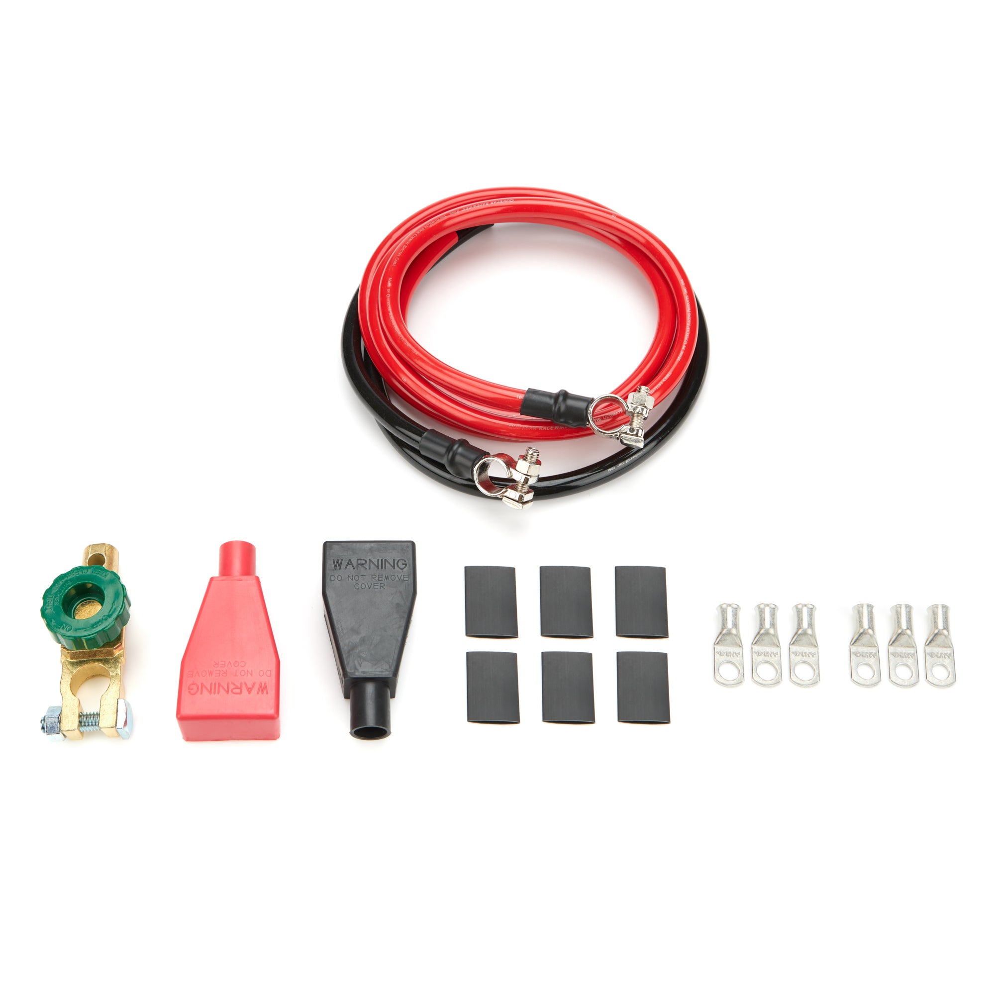 Quickcar Racing 57-002 Battery Cable Kit 2 Ga. 6ft Red & 3ft Black Quickcar Racing 57-002