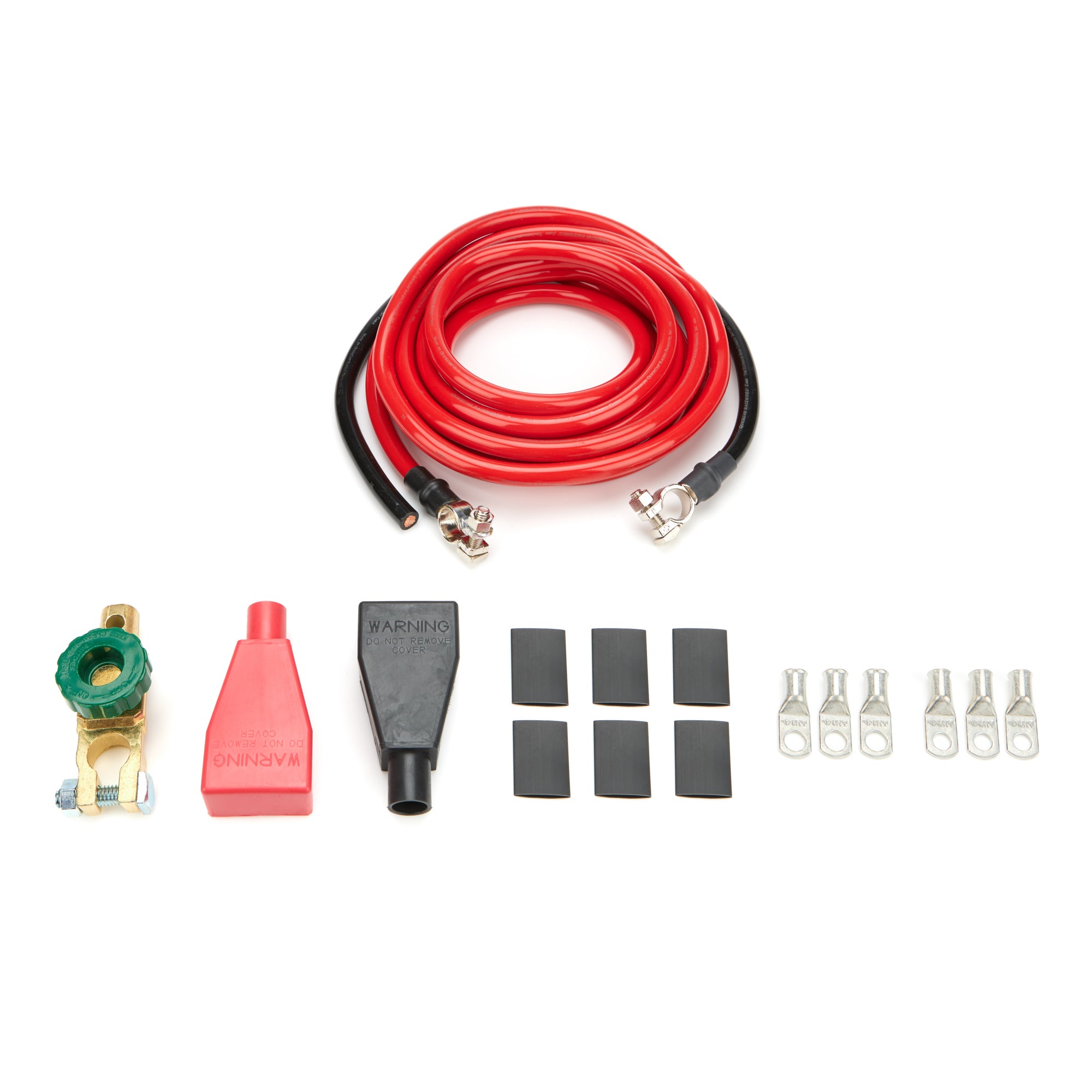 Quickcar Racing 57-006 Battery Cable Kit 2 Ga. 15ft Red & 2ft Black Quickcar Racing 57-006