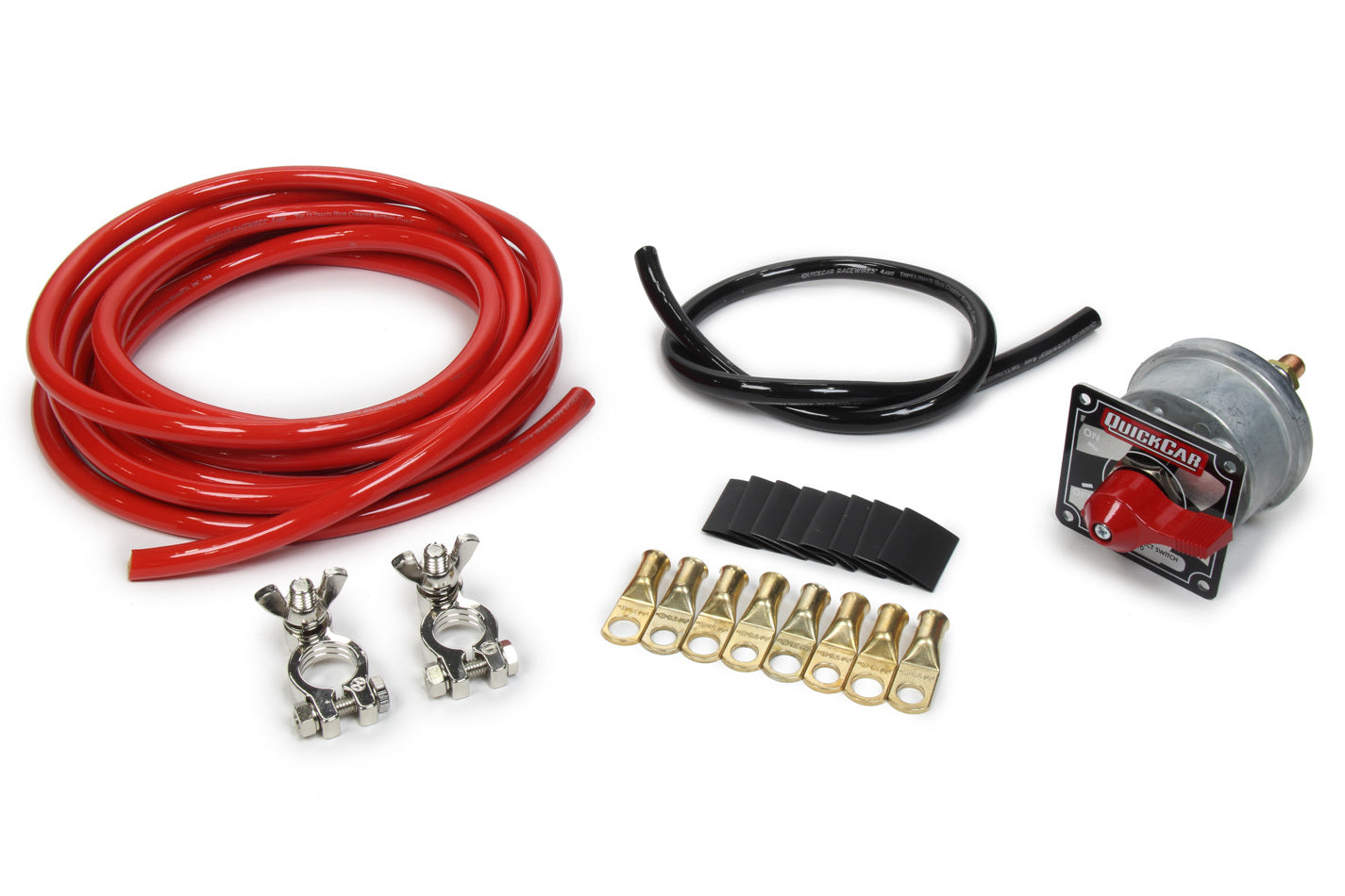 Quickcar Racing 57-014 Battery Cable Kit 4 Gauge w/ MDS Quickcar Racing 57-014