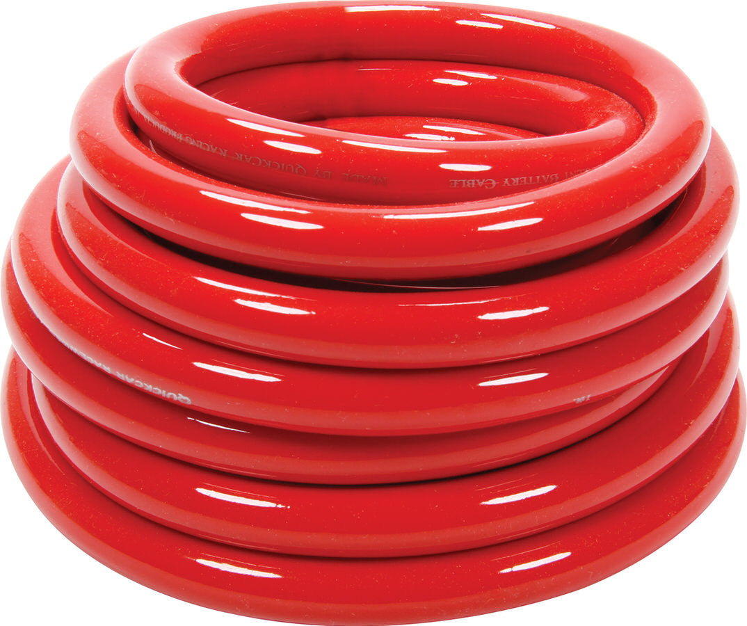 Quickcar Racing 57-1521 Power Cable 2 Gauge Red 15Ft Quickcar Racing 57-1521