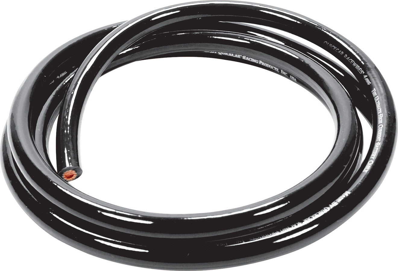 Quickcar Racing 57-343 Power Cable 4 Gauge Blk 5Ft Quickcar Racing 57-343