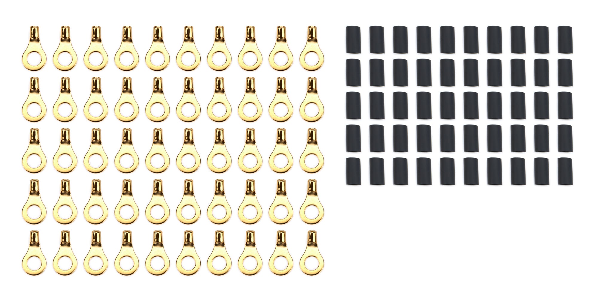 Quickcar Racing 57-463-50 Ring Terminal 5/16in 10- 12 Ga w/Heat Shrink 50pk Quickcar Racing 57-463-50