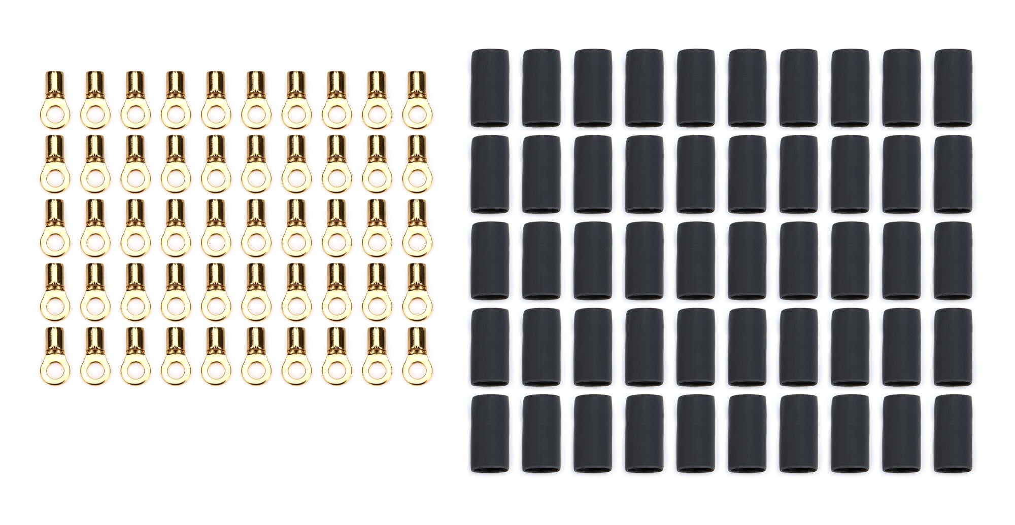 Quickcar Racing 57-466-50 Ring Terminal #6 14-16 Ga w/Heat shrink 50pk Quickcar Racing 57-466-50